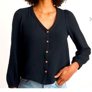 Marine Layer Colette Black top